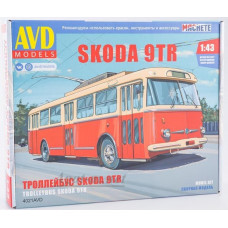 4021-КИТ Сборная модель Троллейбус SKODA-9TR